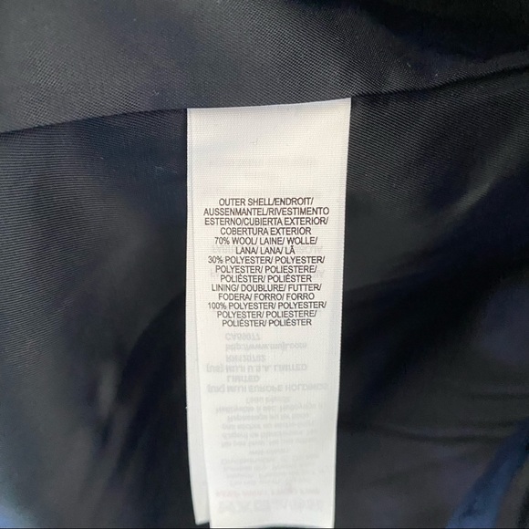 Muji Navy Pea Coat - Picture 3 of 4